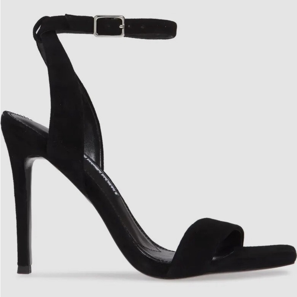 Charles David Suede Black Stiletto Heels